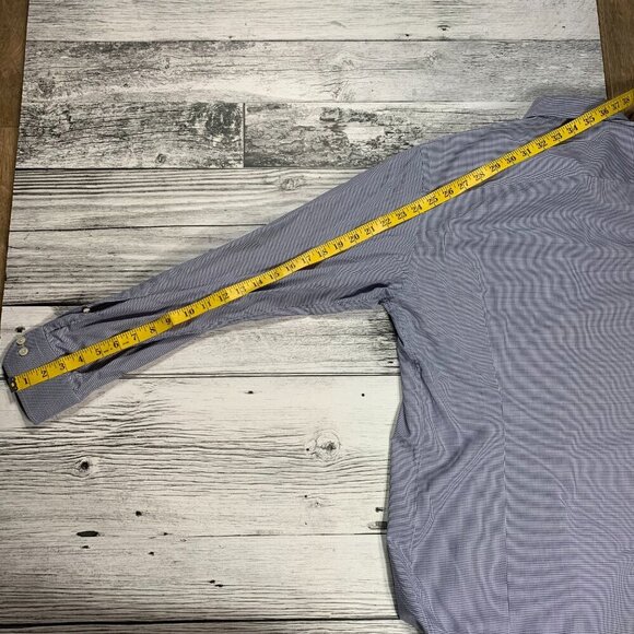 Eton Contemporary Check Button Down Dress Shirt - Picture 11 of 11